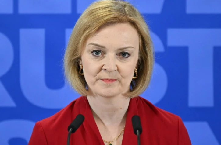 La ministre britannique des Affaires étrangères Liz Truss à Londres le 14 juillet 2022
