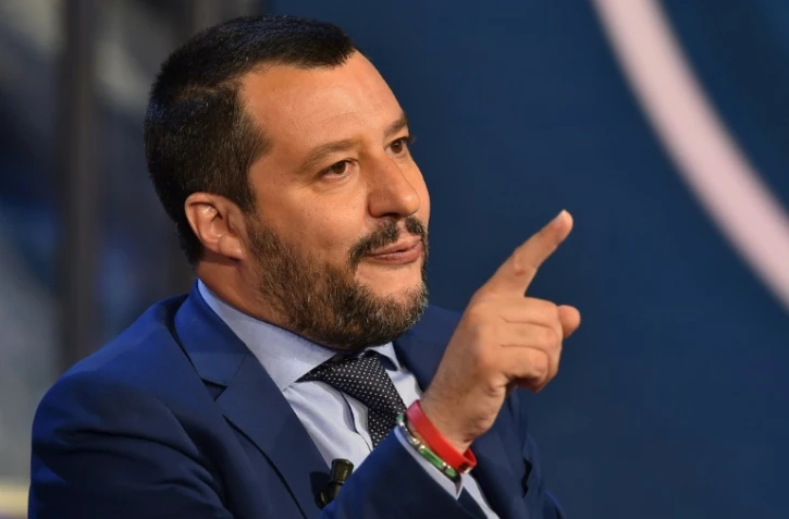 Le vice-Premier ministre et ministre de l'Intérieur italien Matteo Salvini, le 20 juin 2018 à Rome