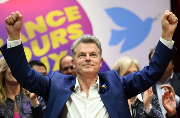 Fabien Roussel en meeting au Cirque d'Hiver à Paris le 10 mars 2022
