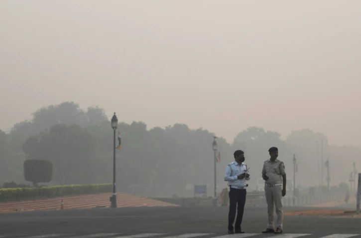 New Delhi suffoque sous un pic de pollution atmosphérique, le 1er novembre 2019