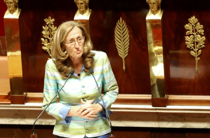 Nicole Belloubet ministre de la Justice à l'Assemblée nationale, le 9 août 2017