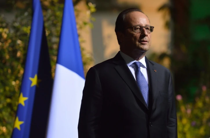 Le président François Hollande, le 13 septembre 2016 à Bucarest, lors d'une visite en Roumanie
