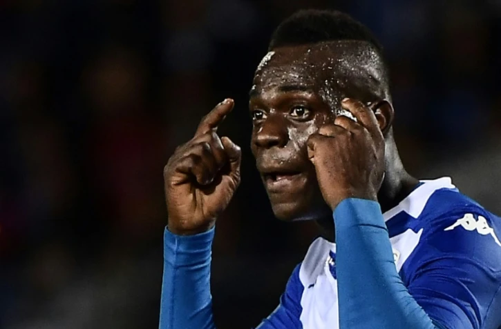 L'attaquant de Brescia Mario Balotelli lors du match contre la Juventus, le 24 septembre 2019 au stade Rigamonti