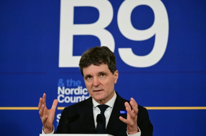 Le président roumain Nicusor Dan à Bucarest le 13 mai 2026