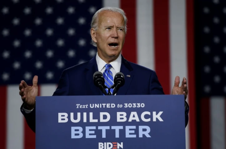 Joe Biden, le 13 juillet 2020 à Wilmington, dans le Delaware 
