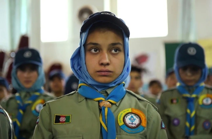 Des scouts afghans Ă Kaboul, le 14 juin 2016