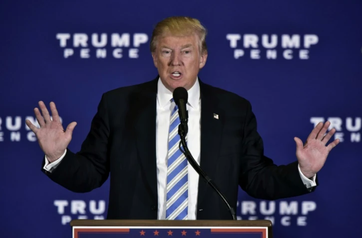 Donald Trump en campagne, le 22 octobre 2016 à Gettysburg, aux Etats-Unis