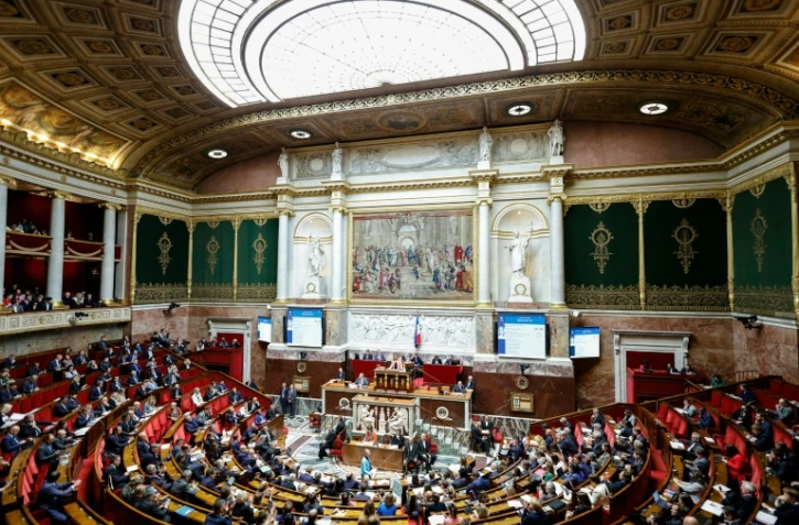 L'Assemblée nationale le 9 mai 2023 à Paris