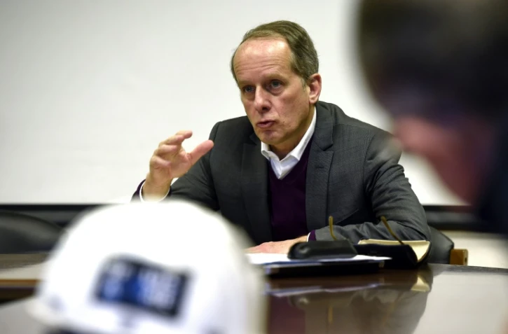 Cedric Orban, PDG d'Ascoval, le 20 février 2019 à Saint-Saulve (Nord)