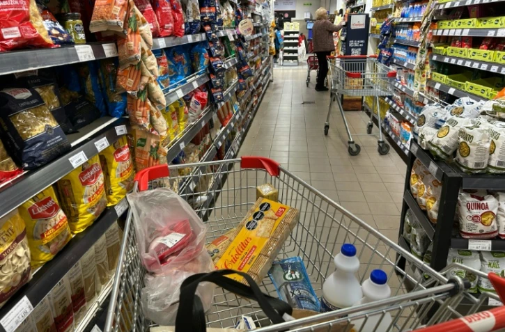 Dans un supermarché de Buenos Aires, le 10 septembre 2025 en Argentine