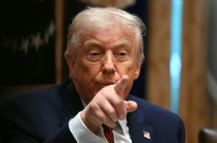 Le président américain Donald Trump à la Maison Blanche à Washington, le 8 décembre 2025