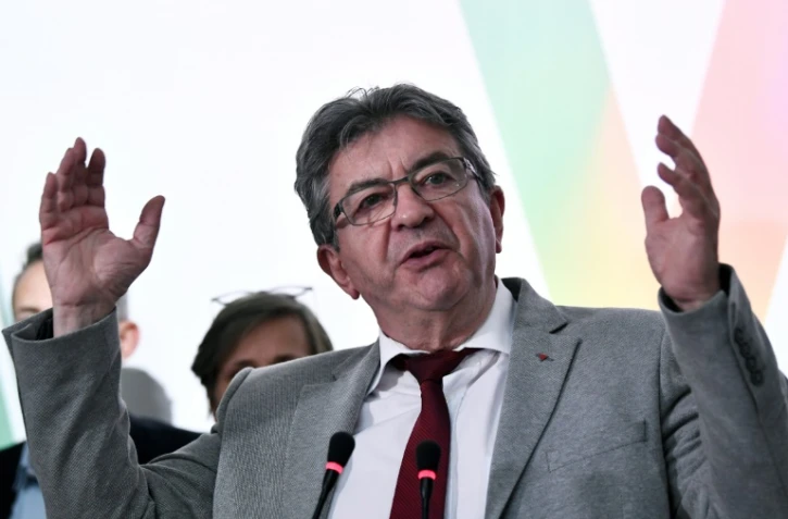 Le leader LFI et de la Nupes  Jean-Luc Mélenchon à Paris, le 12 juin 2022
