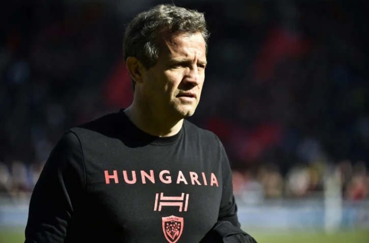 L'entraîneur de Toulon Fabien Galthié lors du déplacement à Lyon le 3 mars 2018