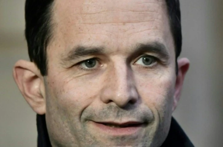Le vainqueur de la primaire organisée par le PS, Benoît Hamon, le 30 janvier 2017 à Paris