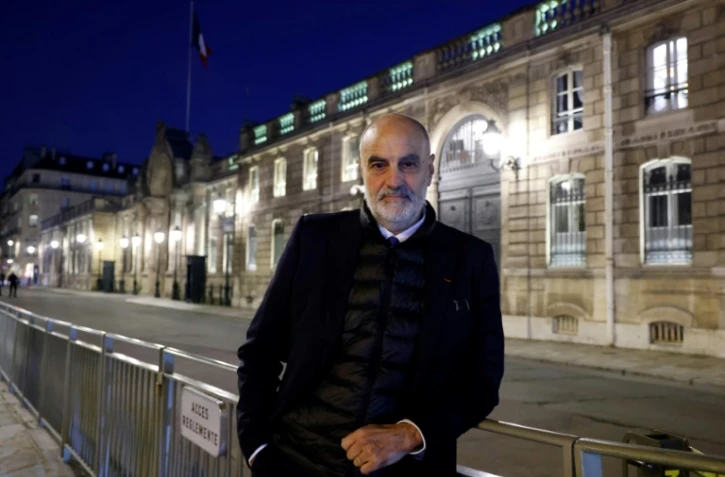 Le directeur du Groupe de sécurité de la présidence de la République (GSPR) Georges Salinas lors d'une séance photo à Paris, le 3 octobre 2024