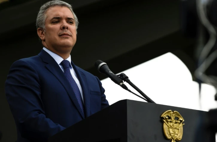 Le président colombien Ivan Duque, le 27 novembre 2018 à Bogota