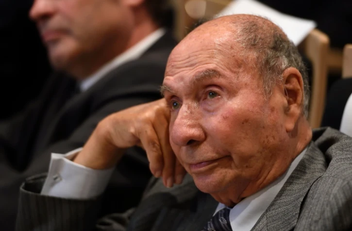 Le sénateur Les Républicains de l'Essonne Serge Dassault, le 29 septembre 2015 à Paris