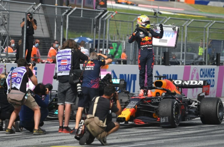 Max Verstappen (Red Bull) vainqueur du GP d'Autriche, à Spielberg, le 4 juillet 2021