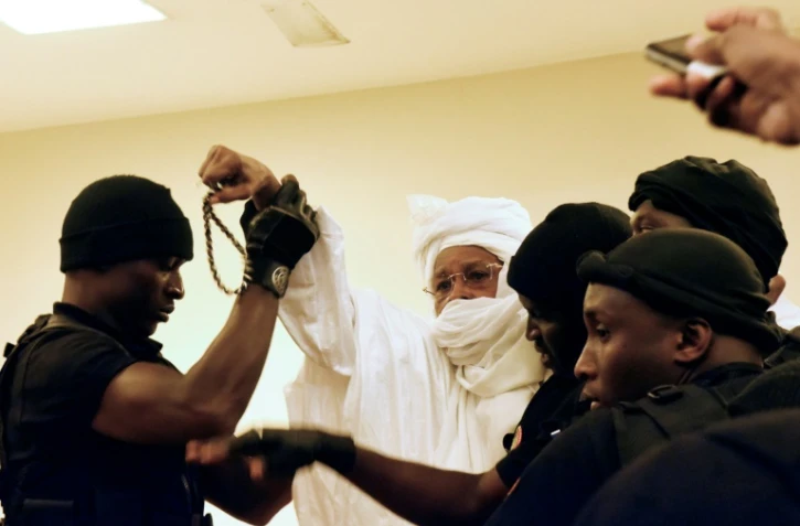 Hissène Habré à son arrivée au tribunal le 20 juillet 2015 à Dakar 