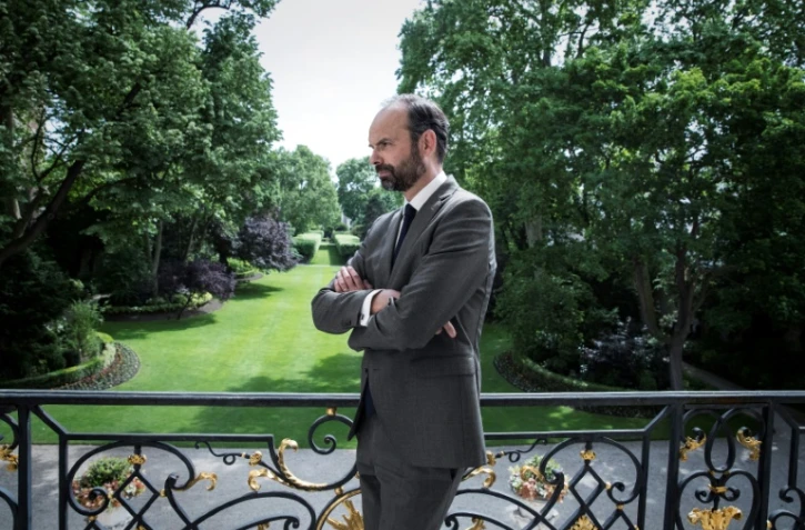 Le Premier ministre français Edouard Philippe à Matignon, le 17 mai 2017