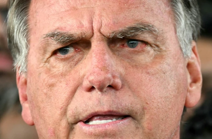 L'ex-président brésilien Jair Bolsonaro, le 26 mars 2025 à Brasilia