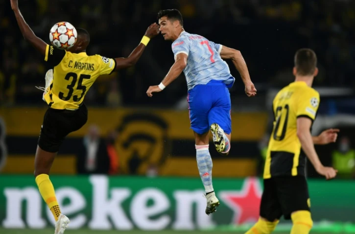 Malgré un but de Cristiano Ronaldo, Manchester United s'incline à Berne face aux Young Boys, le 14 septembre 2021 