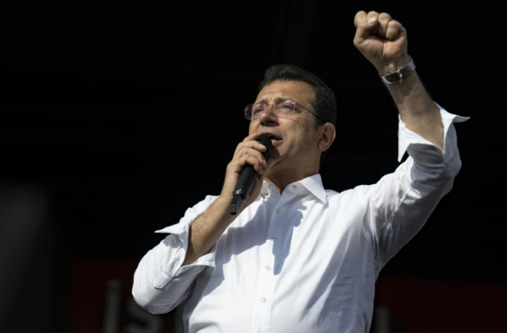 Ekrem Imamoglu, principal opposant au président turc Recep Tayyip Erdogan, le 27 mai 2023 à Istanbul