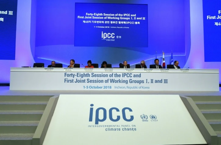 Des scientifiques et représentants gouvernementaux réunis à Incheon sur le climat, le 1er octobre 2018 en Corée du Sud 