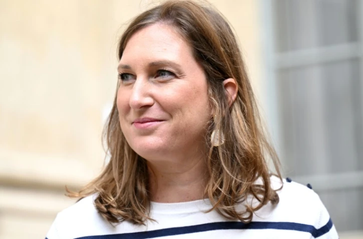 La ministre déléguée à l'Enseignement professionnel Carole Grandjean, le 28 août 2023  à Paris 