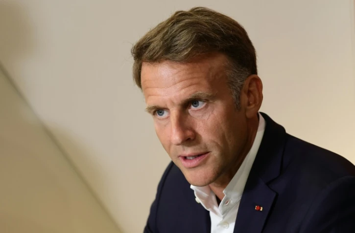 Le président français Emmanuel Macron à Paris, le 23 août 2026