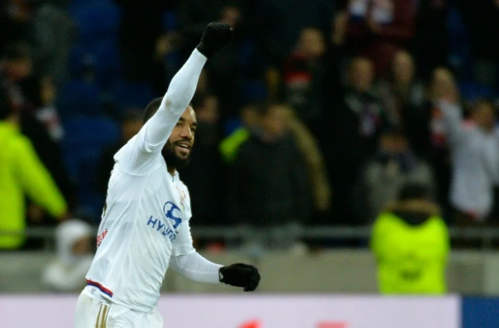 Alexandre Lacazette, le 3 février 2016, face à Bordeaux, à Lyon