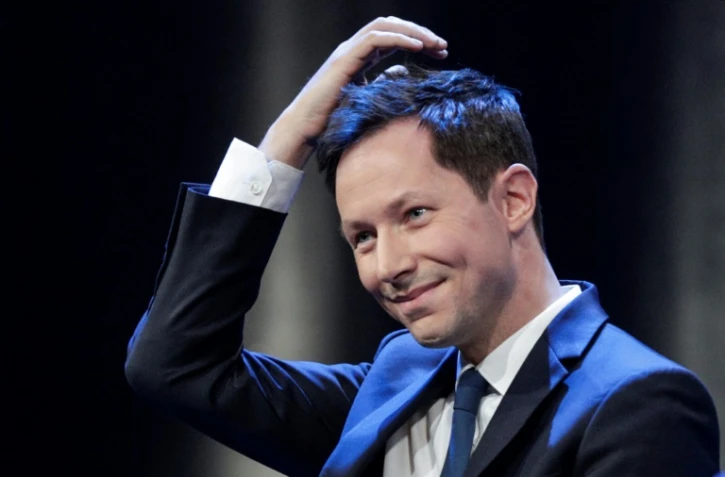 La tête de liste LR Francois-Xavier Bellamy , à Paris, le 15 mai 2019