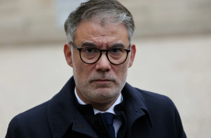 Le premier secrétaire du Parti socialiste Olivier Faure, le 10 octobre 2025 à l'Elysée, à Paris