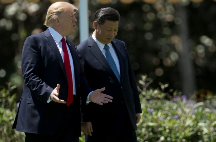 Le président américain Donald Trump et le président chinois Xi Jinping, en Floride, le 7 avril 2017