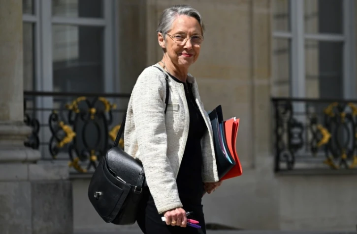 La Première ministre Elisabeth Borne à l'Elysée le 16 mai 2023 à Paris