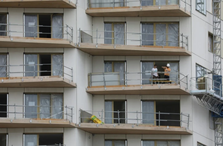 Des ouvriers sur un chantier de construction, le 5 septembre 2017 à Paris