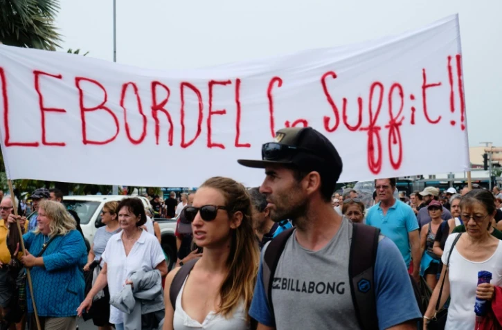 Manifestion à Nouméa le 12 décembre 2020, à l'appel du mouvement Les Loyalistes