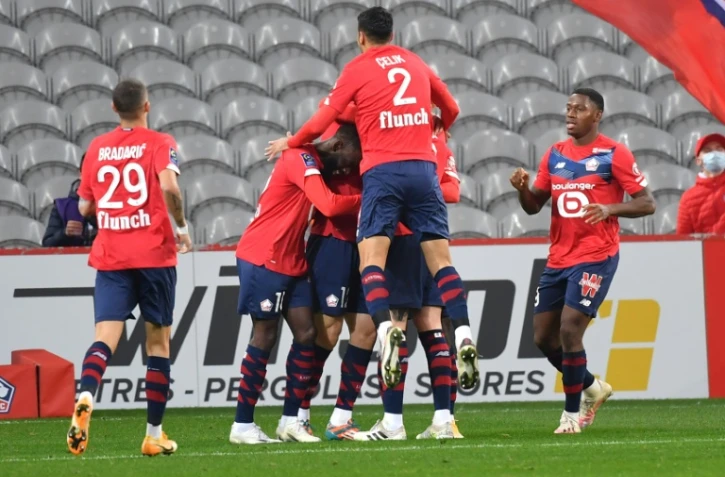 Les Lillois se sont montrés impitoyables face à leurs voisins du RC Lens, écrasés 4-0 à Villeneuve-d'Ascq, le 18 octobre 2020 