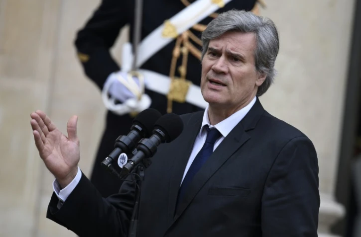 Stéphane Le Foll à la sortie du Conseil des ministres le 4 janvier 2015 à l'Elysée à Paris