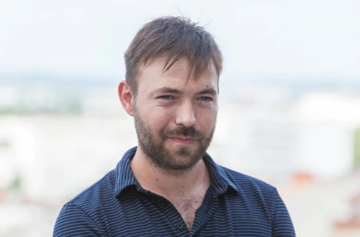 Hubert Charuel réalisateur de "Petit paysan", le 25 août 2017 lors du 10e Festival d'Angoulême