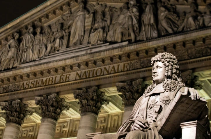 Le Palais Bourbon à Paris, le 4 février 2013