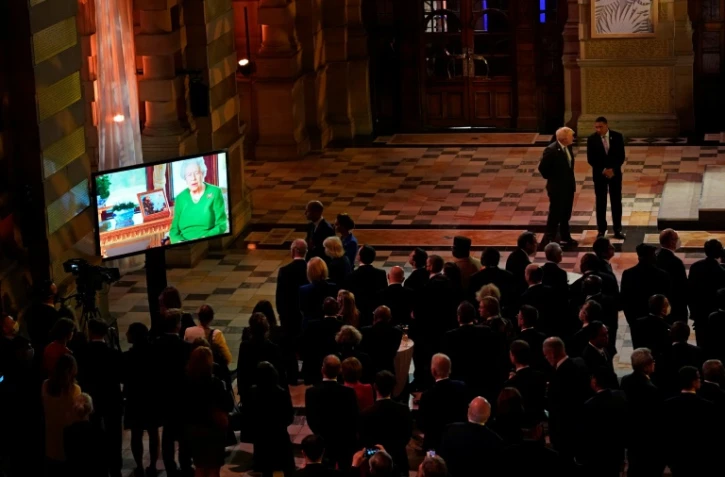 Un message vidéo de la reine d'Angleterre diffusé à la soirée d'ouverture de la COP26, à Glasgow, le 1er novembre 2021