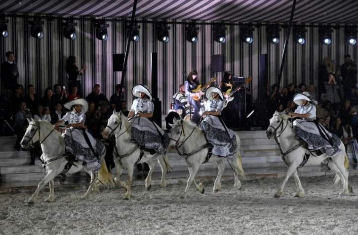 Défilé Dior dans les Grandes Ecuries de Chantilly, le 25 mai 2018 