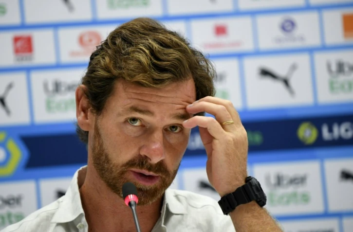 L'entraîneur de l'Olympique de Marseille André Villas-Boas lors d'une conférence de presse, le 11 septembre 2020 au Stade vélodrome