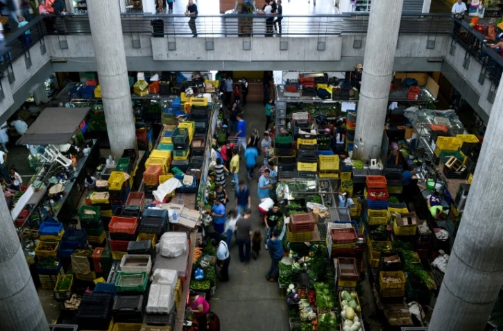 Le marché municipal de Chacao à Caracas, le 7 juin 2018