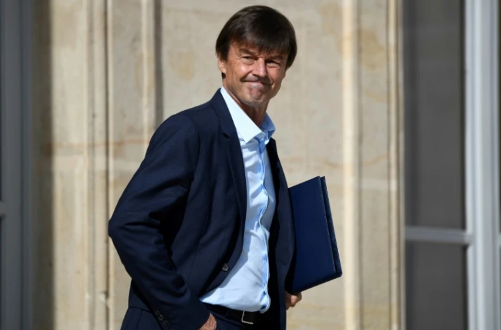 Nicolas Hulot, le ministre de la Transition écologique, le 5 juillet 2017 à l'Elysée