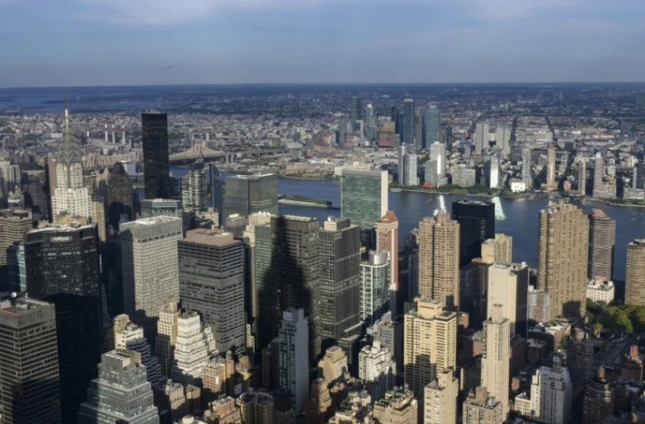 Le siège des Nations unies (au centre), à New York, le 15 septembre 2023