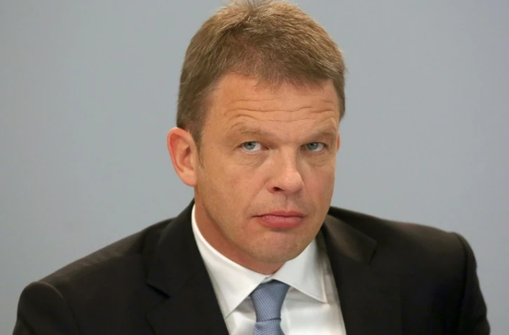 Christian Sewing, adjoint de la première banque allemande Deutsche Bank, le  29 octobre 2015 à Francfort