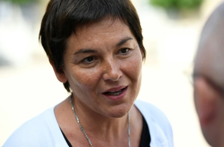 La ministre des Outre-mer, Annick Girardin, le 29 août 2017 au palais de l'Élysée