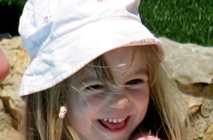 Photo diffusée par la famille McCann en mai 2007 de la petite Maddie McCann